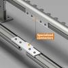 Aluminum Curtain Track Room Divider Curtain Track Modern Roman Rods Curtain Rods Heavy-Duty Curtains Rails for Wall Mount for Living Room Bedroom Room Shower Divider(Gold,1.9m(6.2ft)) view 4