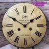 Customizable Philip & Haas Wall Clock | Ultra Quiet Quartz Mechanism | Hand Made in USA Beautiful Crisp Lasting Color | Comes in 8 Sizes (15 Inches) view 3