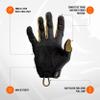 PIG FDT Alpha Full Dexterity Gloves, 1 Pair, Coyote Brown, X-Large view 3