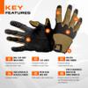 PIG FDT Alpha Full Dexterity Gloves, 1 Pair, Coyote Brown, X-Large view 4