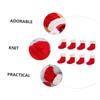 AUTSUPPL 8pcs Christmas Stocking Cutlery Holder Knives Forks Organizer for Holiday Tableware Knitted Utensil Bags for Festive Dinner Decorations view 2