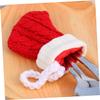 AUTSUPPL 8pcs Christmas Stocking Cutlery Holder Knives Forks Organizer for Holiday Tableware Knitted Utensil Bags for Festive Dinner Decorations view 3