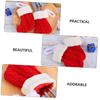 AUTSUPPL 8pcs Christmas Stocking Cutlery Holder Knives Forks Organizer for Holiday Tableware Knitted Utensil Bags for Festive Dinner Decorations view 4