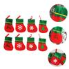 FUNOMOCYA 8pcs Christmas Cutlery Bags Festive Silverware Holder for Forks Knives Spoons Portable Tableware Supplies Holiday Theme for Dining Decor view 3