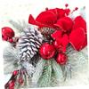 Beatifufu Stair Swag Christmas Garland Bowknot Decor Teardrop Swag for Fireplace Window and Holiday Home Decoration view 3