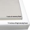 Foamma 12 x 30 x 75 Camper, RV Travel Memory Foam Bunk Mattress Replacement, Made in USA, Comfortable, Travel Trailer, CertiPUR-US Certified, Cover Not Included view 3