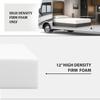Foamma 12" x 39" x 75" High Density RV Bunk Mattress Foam Replacement Topper for Camper, Truck, Travel Trailer, Firm, CertiPUR-US Certified, Made in USA, Cover Not Included view 4