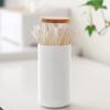 Toothpick Dispenser Automatic Toothpick Holder Style Toothpick Box Wooden Resin Toothpick Dispenser For Home, Business, Restaurant, Coffee Shop Toothpicks For Appetizers view 4