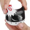 LUCKDANO Chicken Pattern Kitchen Countdown Timer for Cooking Baking, PP Material, Suitable for Home Chef and Bakers (Black) view 2