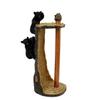 Treasure Gurus Rustic Black Bears Paper Towel Roll Holder Kitchen Countertop Storage Essentials Cabin Home Decor view 2