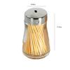 Toothpick Dispenser Toothpick Box Thickened Glass Bottle Transparent Toothpick Jar Household Daily Necessities Restaurant Kitchen Toothpick Box Toothpicks For Appetizers view 2