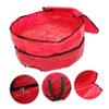 Levemolo Double Layer Pe Storage Bag for Wreaths Zippered Garland Container with Handles for Holiday Decor Organization and Seasonal Decoration Storage view 2
