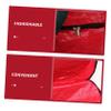 Levemolo Double Layer Pe Storage Bag for Wreaths Zippered Garland Container with Handles for Holiday Decor Organization and Seasonal Decoration Storage view 4
