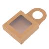 aqxreight Kraft Paper Wine Bottle Box Hanging Hook Window Foldable Boxes 25 Count view 3