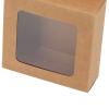 aqxreight Kraft Paper Wine Bottle Box Hanging Hook Window Foldable Boxes 25 Count view 4