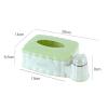 Toothpick Dispenser Toothpick Dispenser Home Living Room Dining Table Toothpick Box Shell Multifunctional Tissue Box PP with Lid Toothpick Holder Toothpicks For Appetizers(B) view 2