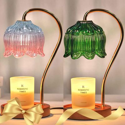 Funistree Flower Candle Warmer Lamp with Timer, Electric Candle Warmer Lamp, Birthday Gifts for Women, Mom, Female Friend