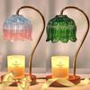 Funistree Flower Candle Warmer Lamp with Timer, Electric Candle Warmer Lamp, Birthday Gifts for Women, Mom, Female Friend view 1
