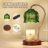 Funistree Flower Candle Warmer Lamp with Timer, Electric Candle Warmer Lamp, Birthday Gifts for Women, Mom, Female Friend view 3