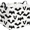 CLOCOR Rectangular Bat Storage Basket Empty,Collapsible Fabric Storage Container,Room Decor, Gift Basket(Bat) view 1