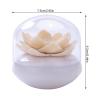 Toothpick Dispenser Toothpick Box Storage Box for Hotel Living Room Exquisite Cotton Swab Holder Flower Design Storage Container Toothpick Organizer Toothpicks For Appetizers(A) view 2