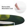 Dwrepo Round Seat Cushion Pears on The Tree Chair Cushions Non Slip Removable Chair Pad Stool Cushion Stool Seat Cover for Couch Sofa Floor Office Kitchen 15.3 Inch view 3