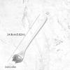 EARSHOT Tea Spoons Hollow Cat's Claw Spoon Stainless Steel Spoon Dessert Spoon Spoon Coffee Cereal Mixing Spoon Soup Spoons(Black) view 2