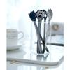 EARSHOT Tea Spoons Hollow Cat's Claw Spoon Stainless Steel Spoon Dessert Spoon Spoon Coffee Cereal Mixing Spoon Soup Spoons(Black) view 3