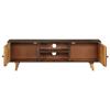 TV Furniture TV Stand Solid Wood Mango 55.1"x11.8"x17.7",Solid Mango Wood TV Cabinet with Ample Storage Space for Living Room Furniture Living Room TV Benche, Media Furniture view 4