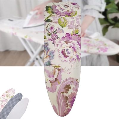 TAJMDGW Ironing Board Pad with Padding 12x35in 14x43 in Ironing Board Replacement Pad and Cover, Cotton Ironing Board Cover Resist Scorching and Staining(Pink,13x39 Inch(100x34cm))
