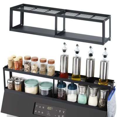 OTraki 2 Tier Strong Magnetic Oven Shelf 30 Inch Length Spice Rack