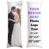 Custom Body Pillow Case,Personalized Anime Body Pillow with Picture Text Photo,Double Side Print Personalized Body Pillow Cover 20x54,Custom Long Pillow Case for Living Room Bedroom (20x60inch) view 1