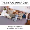 Custom Body Pillow Case,Personalized Anime Body Pillow with Picture Text Photo,Double Side Print Personalized Body Pillow Cover 20x54,Custom Long Pillow Case for Living Room Bedroom (20x60inch) view 2
