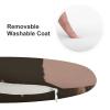 Dwrepo Round Seat Cushion Wild Bear Chair Cushions Non Slip Removable Chair Pad Stool Cushion Stool Seat Cover for Couch Sofa Floor Office Kitchen 15.3 Inch view 3