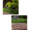 MOOWI Artificial Bonsai Tree Restaurant Hotel Fake Greenery Potted Plant Fake Pine Tree Coffee Table Ornaments Chinese Decorations Simulation Pine Tree Bonsai Artificial Trees Plants view 3