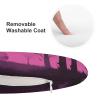 Dwrepo Round Seat Cushion Purple Moon Chair Cushions Non Slip Removable Chair Pad Stool Cushion Stool Seat Cover for Couch Sofa Floor Office Kitchen 15.3 Inch view 3