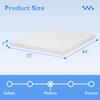 HWGEBY 5 Inch California King Mattress in a Box,Gel Memory Foam Mattress with High Density Density Base Support Foam,Medium Firm Mattress for Sleep and Pressure Relief,CertiPUR-US Certified view 2