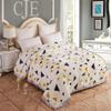 9 Lbs Velvet Fleece Blanket for Winter - 2 Ply Heavy & Warm Korean Style Bed Blanket - Reversible Printed Raschel King Size Blanket - Wrinket & Fade Resistant,G,180 * 220/71x87in 3Kg view 2