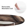 Dwrepo Round Seat Cushion Baseball on Wooden Chair Cushions Non Slip Removable Chair Pad Stool Cushion Stool Seat Cover for Couch Sofa Floor Office Kitchen 15.3 Inch view 3