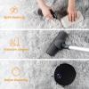 Zentavio Grey and White Area Rugs for Living Room Large Men Room Carpet 6x9 Bedroom Fluffy Furry Shag Aesthetic Plush High Pile Floor Rug for Kids Room Dorm Home Decor Tie-Dyed Grey White view 4