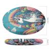 Dwrepo Round Seat Cushion Color Horse Chair Cushions Non Slip Removable Chair Pad Stool Cushion Stool Seat Cover for Couch Sofa Floor Office Kitchen 15.3 Inch view 2