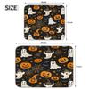 Halloween Dish Drying Mat for Kitchen Counter,Pumpkin Evil Ghost Spooky Web Print Drying Mats Super Absorbent Microfiber Dishs Pad Coffee Bar Mat Extra Large 18 X 24 Inch view 2