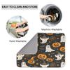 Halloween Dish Drying Mat for Kitchen Counter,Pumpkin Evil Ghost Spooky Web Print Drying Mats Super Absorbent Microfiber Dishs Pad Coffee Bar Mat Extra Large 18 X 24 Inch view 4