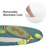 Dwrepo Round Seat Cushion Funny Tennis Racquets and Tennis Balls Chair Cushions Non Slip Removable Chair Pad Stool Cushion Stool Seat Cover for Couch Sofa Floor Office Kitchen 15.3 Inch view 3