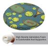 Dwrepo Round Seat Cushion Funny Tennis Racquets and Tennis Balls Chair Cushions Non Slip Removable Chair Pad Stool Cushion Stool Seat Cover for Couch Sofa Floor Office Kitchen 15.3 Inch view 4