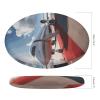 Dwrepo Round Seat Cushion Red Carpet Airplane Chair Cushions Non Slip Removable Chair Pad Stool Cushion Stool Seat Cover for Couch Sofa Floor Office Kitchen 15.3 Inch view 2