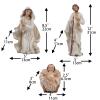 Zayton Nativity Set Christmas Scene Set Figurines Statue 12 Inch 11 Pcs view 3