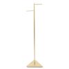 Genseino Portable Clothing Rack, Triangle Base Coat Rack with Anti-Slip Feet, Retail Display Racks Clothing Racks for Hanging Clothes, Skirt Jacket Coat Gold view 4