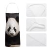 NHYDSPQ Adult Apron,Cute Black And White Panda Print Kitchen Cooking Apron,work Apron,garden Apron Cleaning Apron,Adjustable Aprons for Women/Men view 3
