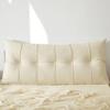 QUINTO B,Twin/39x23x7in, Headboard Pillow Queen Daybed Pillows Bolster for Bed Back Pillow for Sitting in Bed Long Pillow Reading Pillow Adult Couch Sofa Backrest with Removable Cover view 3